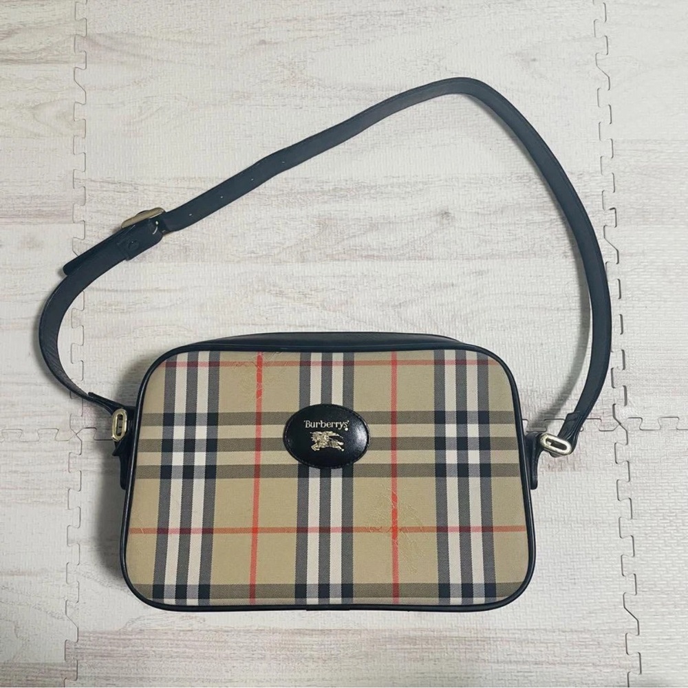 Burberry Beige and Black Crossbody Bag